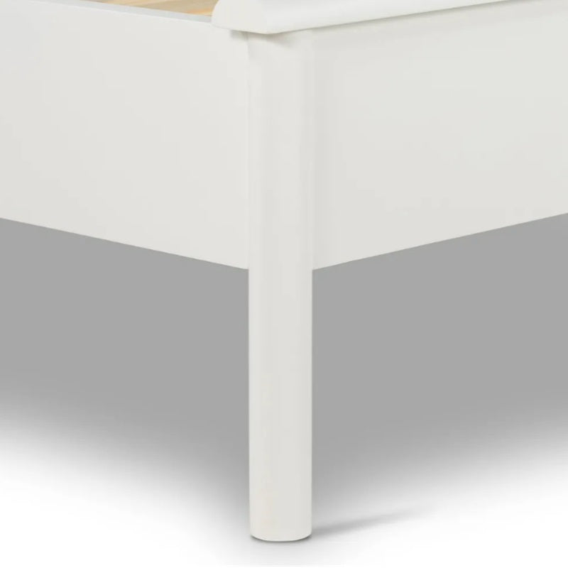 Ibiza Bed in Pillar White