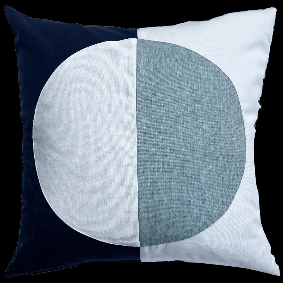 Outdoor Global - Earth Moon Lounge Cushion 55 x 55cm in Navy & Cloud