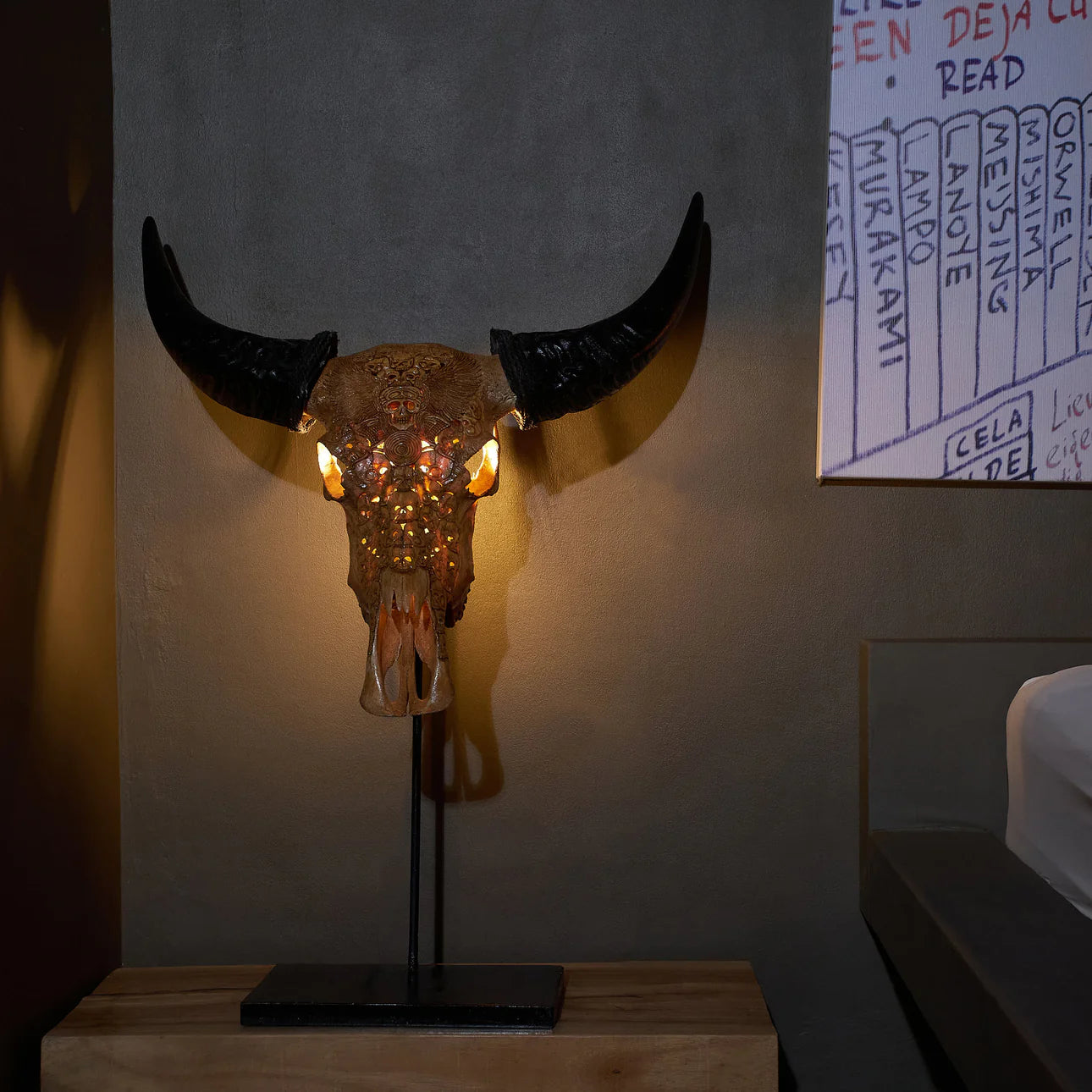 Raw Buffalo Skull