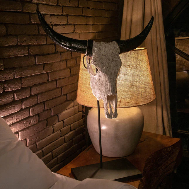 Mosaic Cow Skull