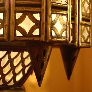 Flora Mother of Pearl Bedside Table