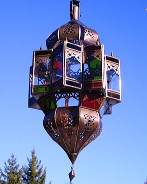 Moroccan Hanging Star Pendant Light