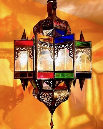 Moroccan Hanging Star Pendant Light