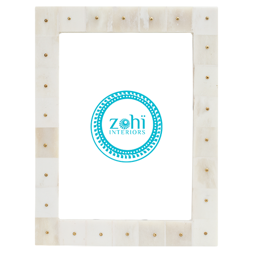 Linen Bone Inlay Photo Frame