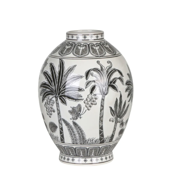 Plantation Vase in Black