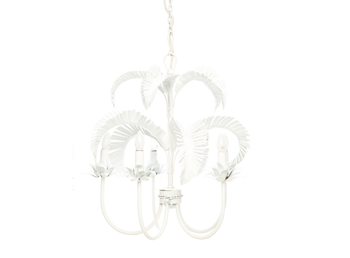 Palm Springs Chandelier in White