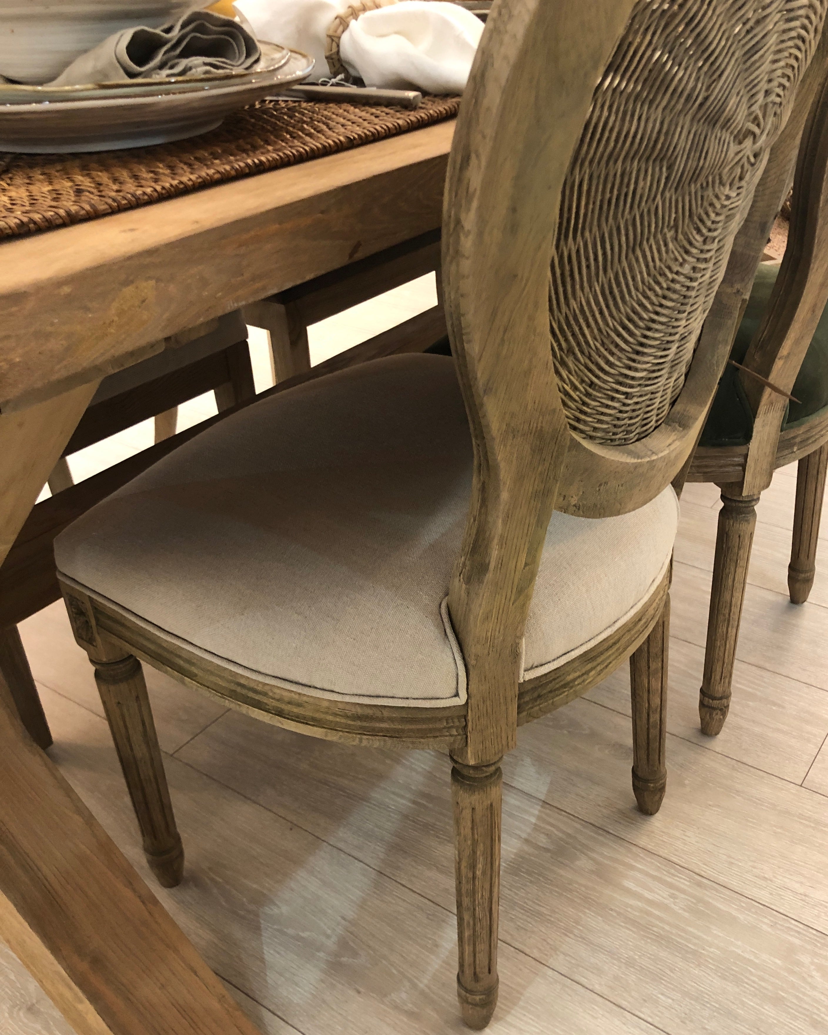 Louisana Oak Chair in Natural