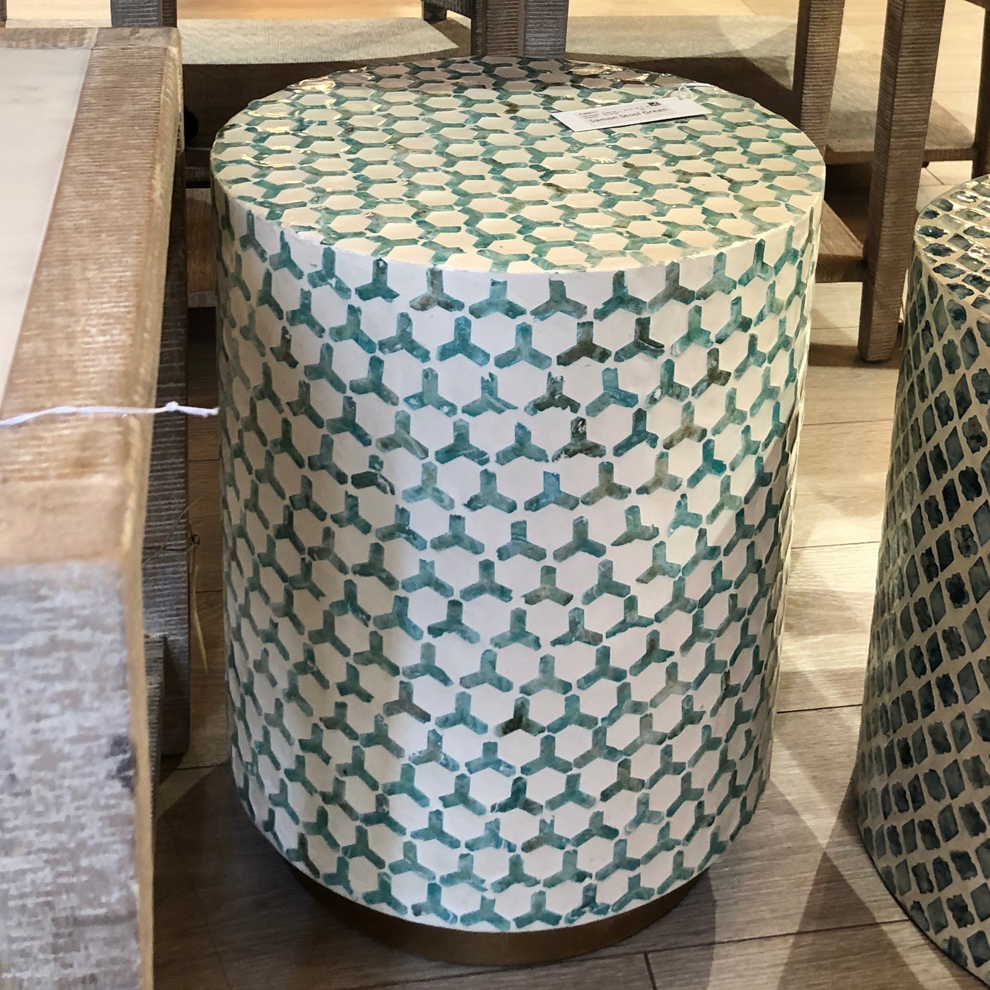 Samon Stool in Green