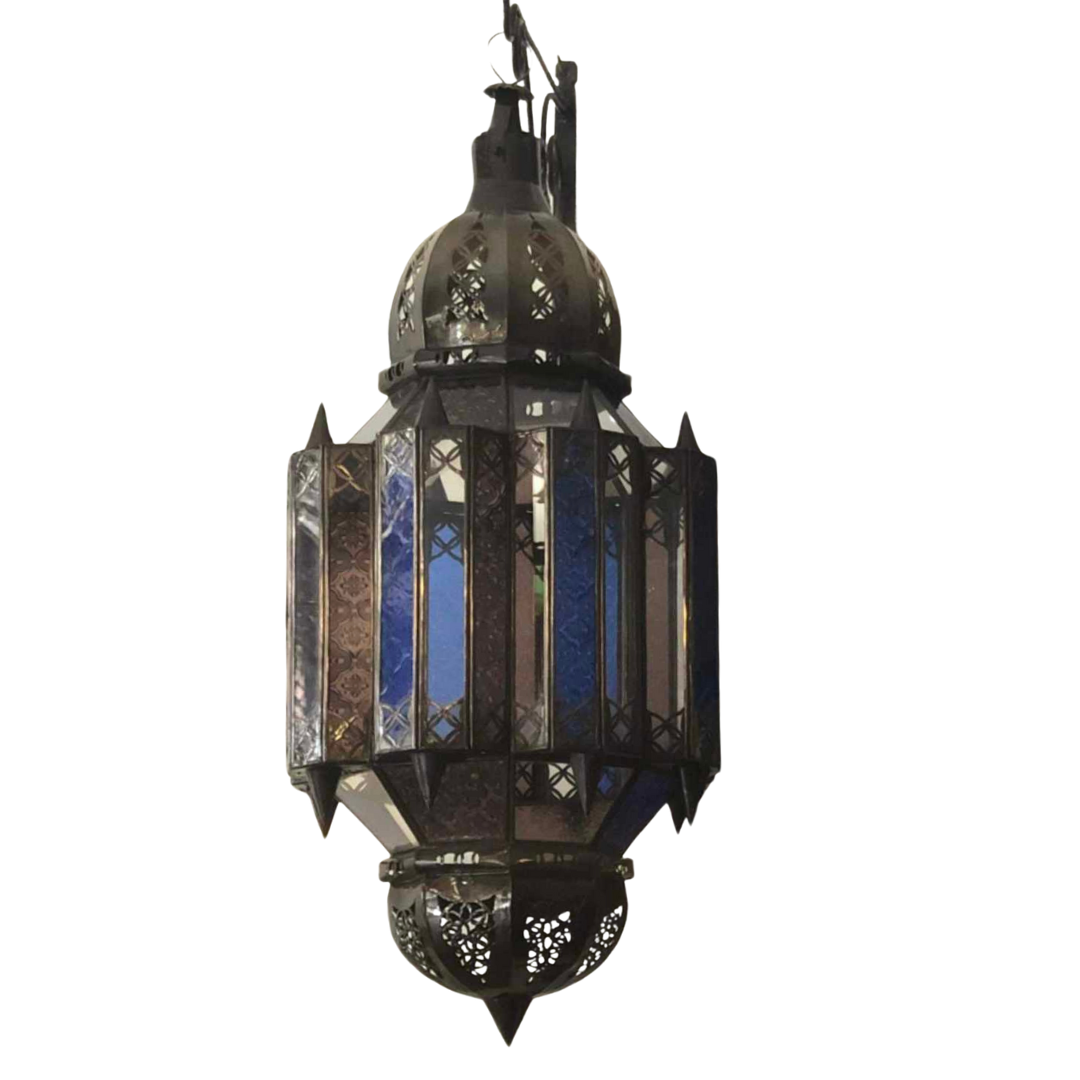 Classic Moroccan Hanging Glass Pendant Light