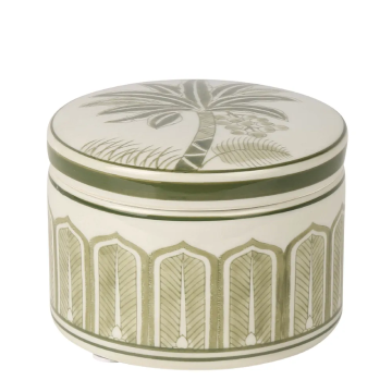 Plantation Trinket Box in Green