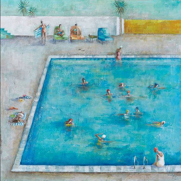 Poolside Wall Art