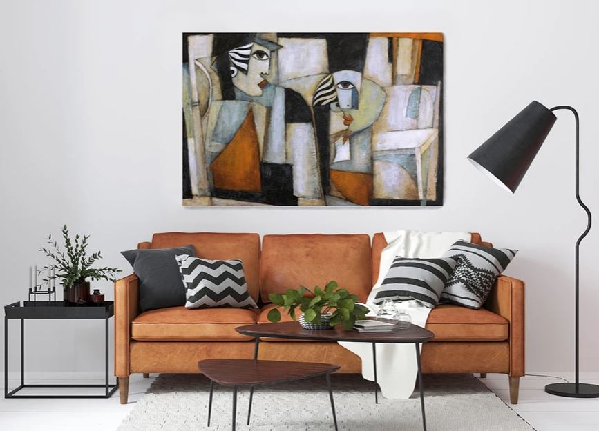 Conclave In Orange Wall Art