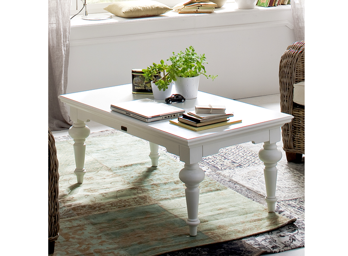 Provence Rectangle Coffee Table in White