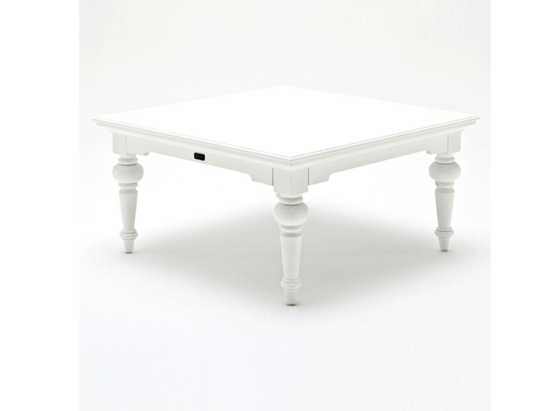 Provence Square Coffee Table in White