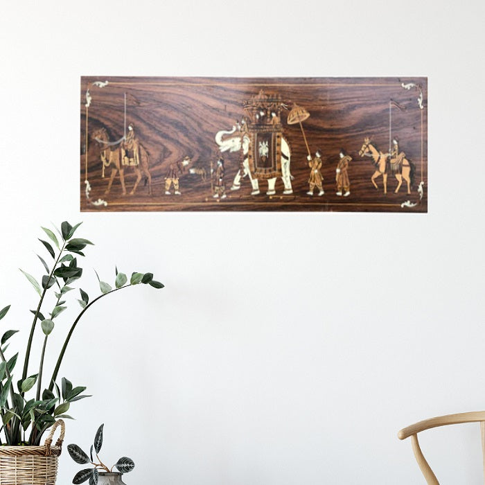 Raj Timber & Bone Inlay Panel