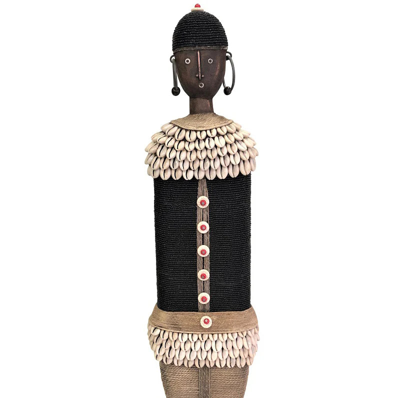 Ndamji Beaded Doll in Black