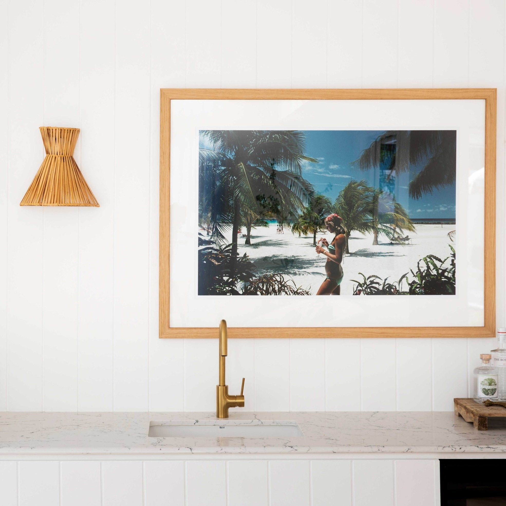 Ta-Hi-TiWall Sconce in Rattan