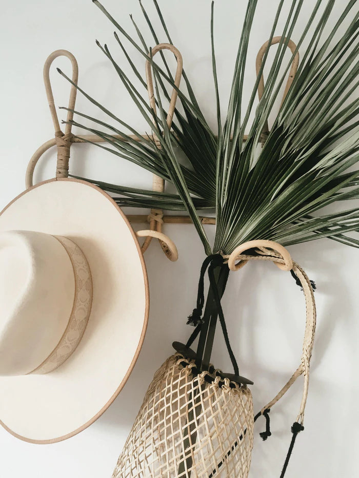 Rattan Coat Rack