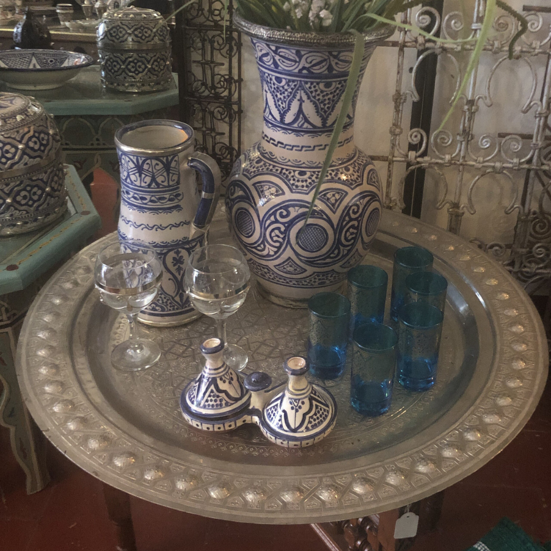 Safi Vase in Blue
