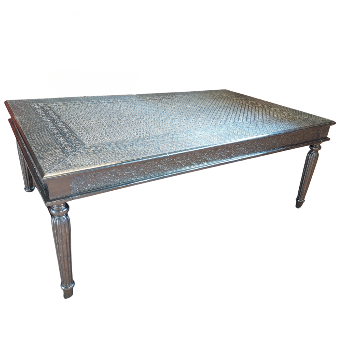 Raj Bone Inlay Nightstand in Blue