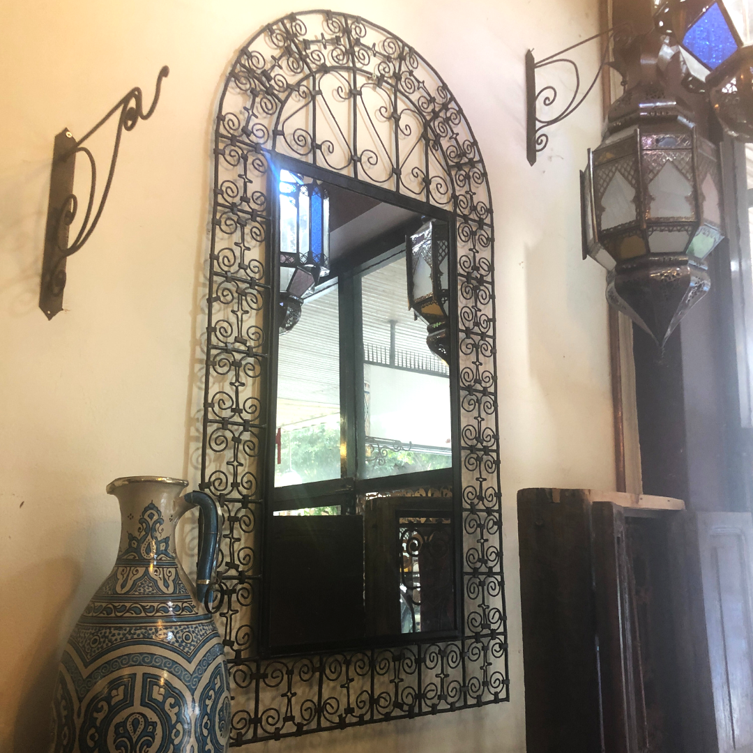 Moroccan Ironwork Mirror