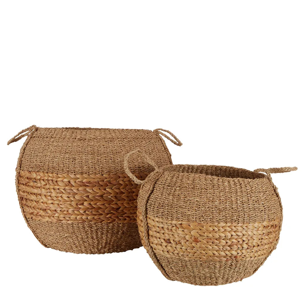 Role Seagrass Woven Basket Set of Two