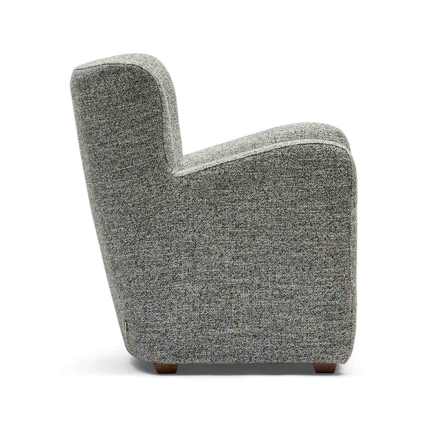 Frazer Occasional Chair in Green and White