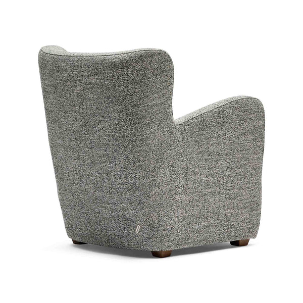 Frazer Occasional Chair in Green and White