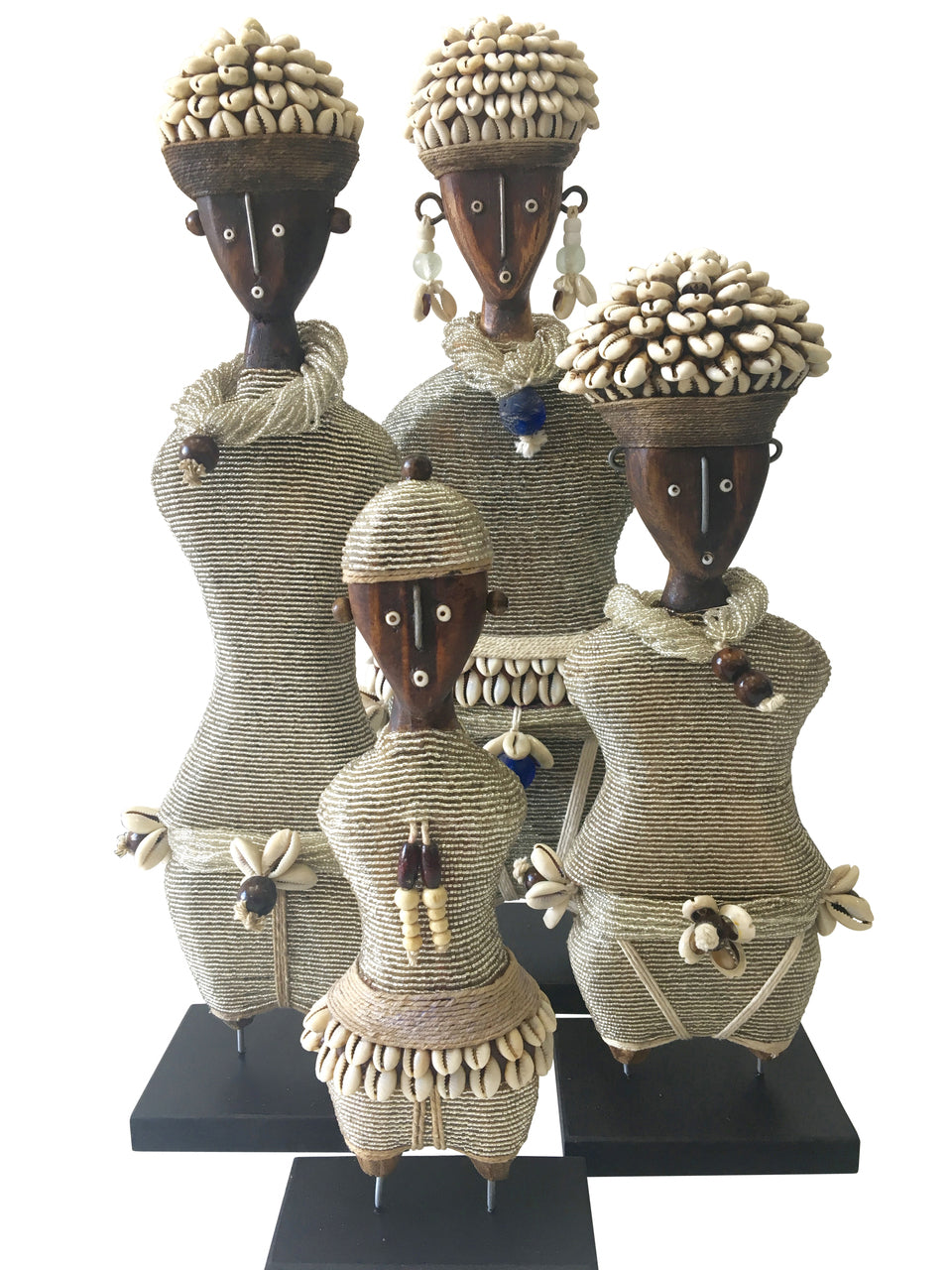 Ndamji Beaded Doll in Silver