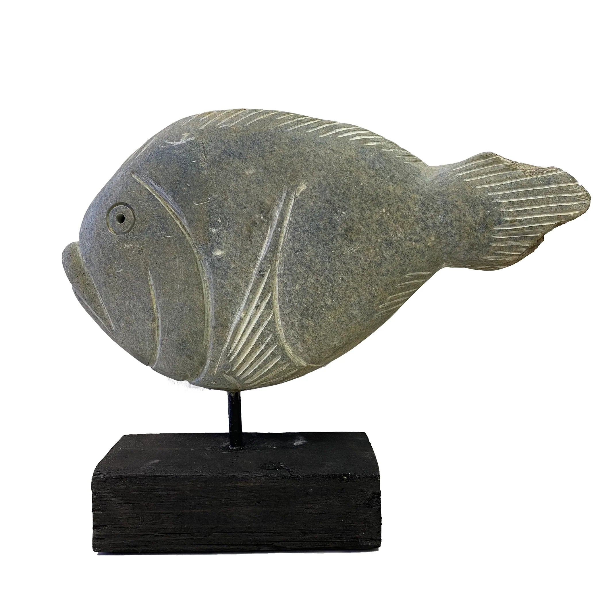 Swazi Carved Fish in Natural