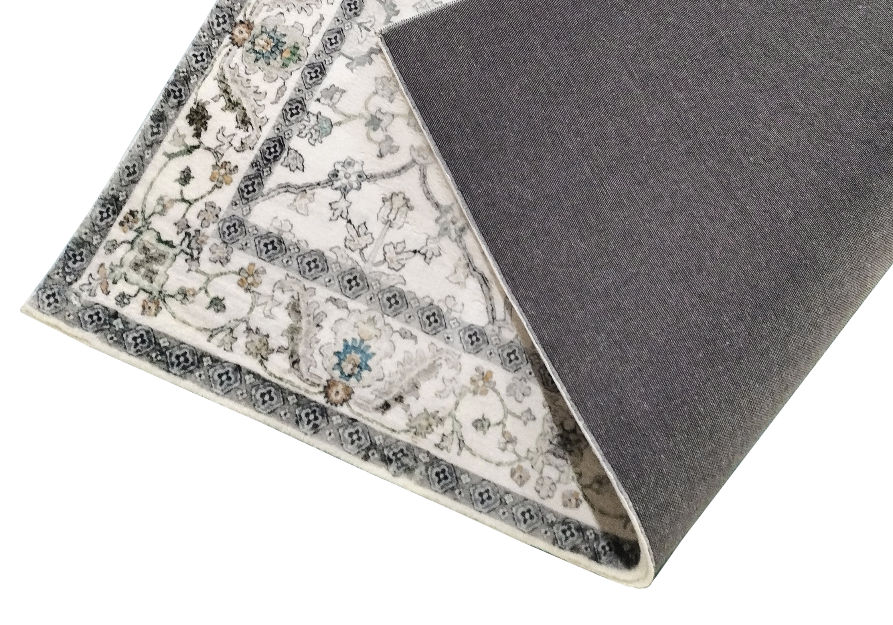 Susa Ivory Traditional Distressed Rug