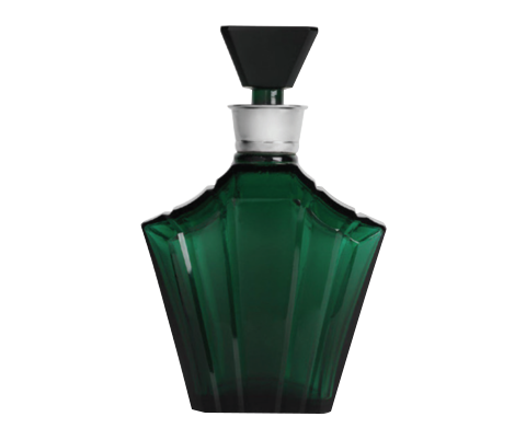 Deco Decanter in Green