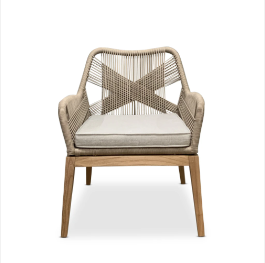 String Weave & Oak Dining Chair