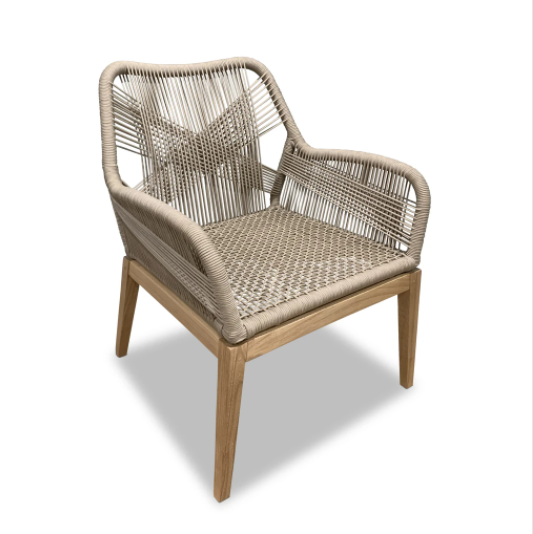 String Weave & Oak Dining Chair