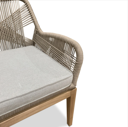 String Weave & Oak Dining Chair