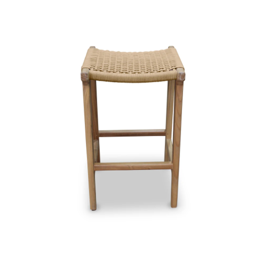 String Weave Timber Stool