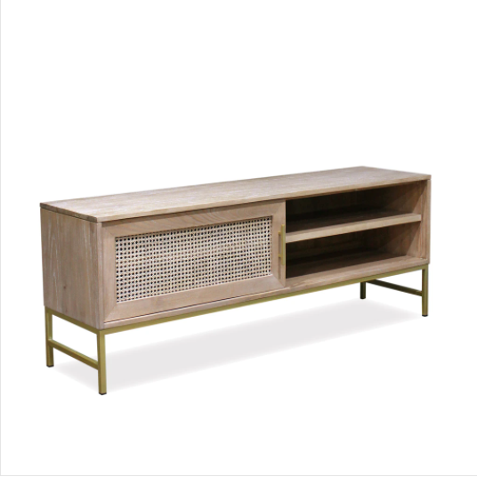 Aranga Timber & Rattan TV Unit