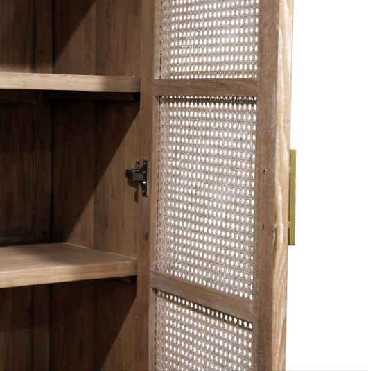 Aranga Timber & Rattan Cabinet