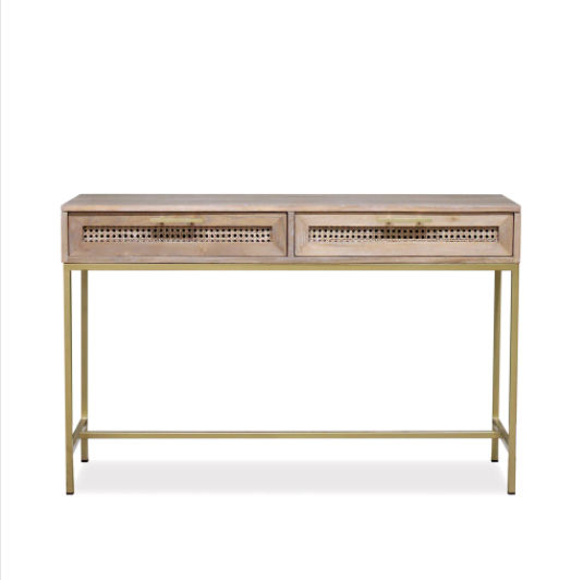Aranga Timber & Rattan Console
