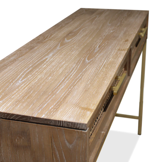 Aranga Timber & Rattan Console