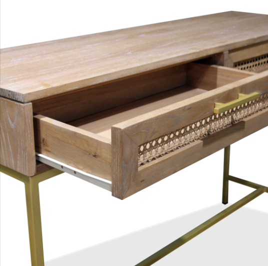 Aranga Timber & Rattan Console