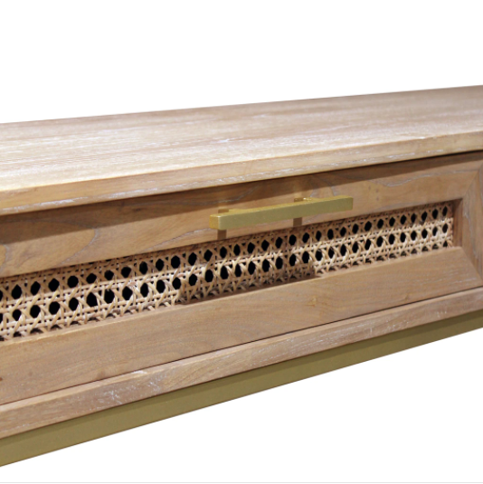 Aranga Timber & Rattan Console