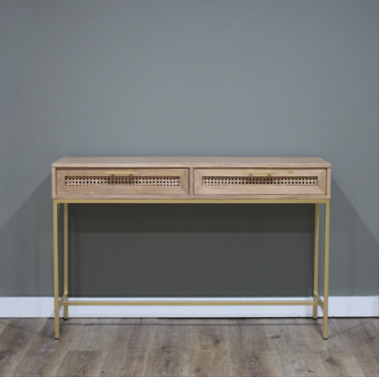 Aranga Timber & Rattan Console