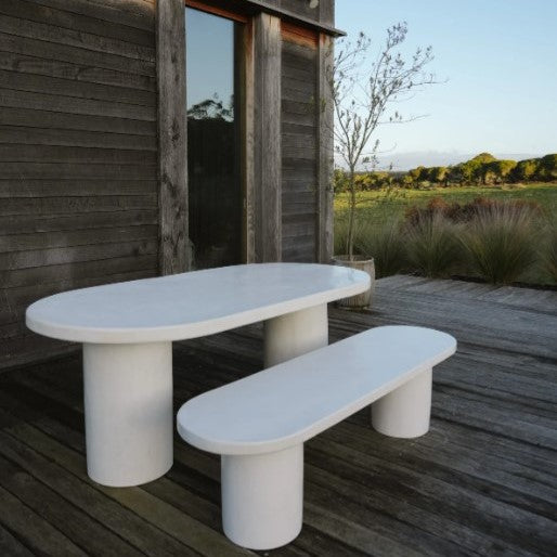 Grecian Concrete Dining Table