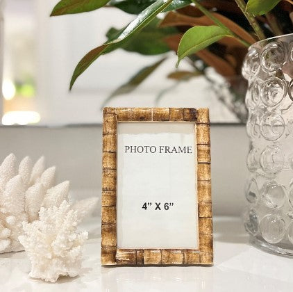 Malay Bamboo Style Bone Picture Frame