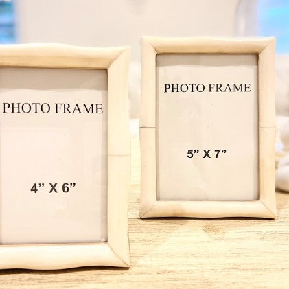 Chiffon Bone Picture Frame