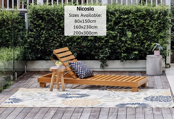 Nicosia Floral Polypropylene Outdoor Rug