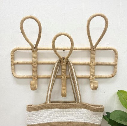 Rattan Coat Rack