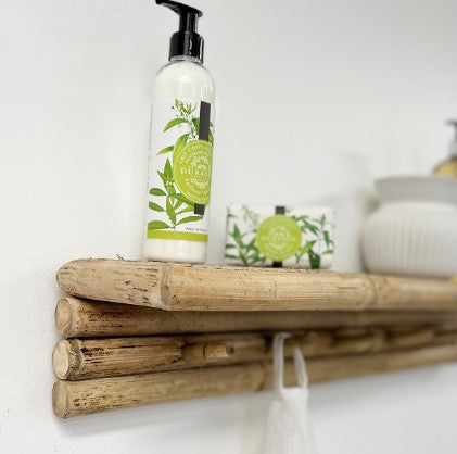 Natural Split Rattan Wall Shelf