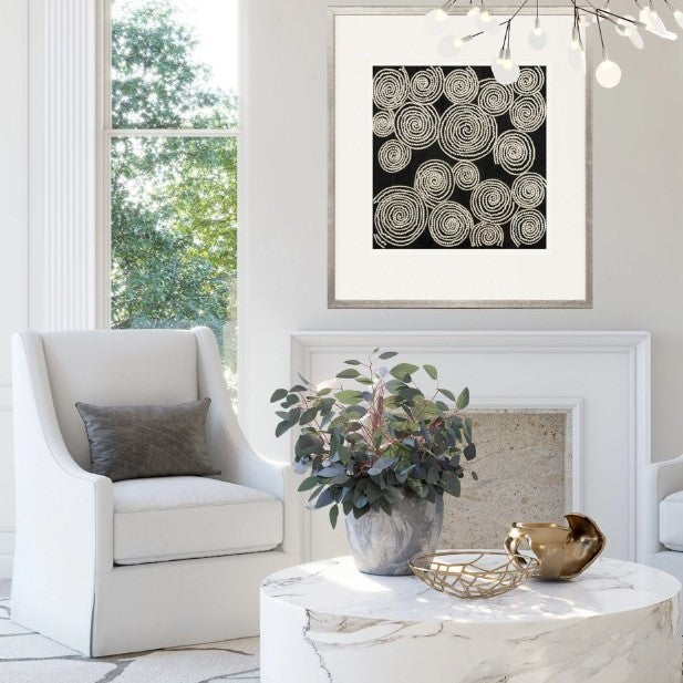 Nature's Tango - Extra Large Textile Artwork by Designer Boys